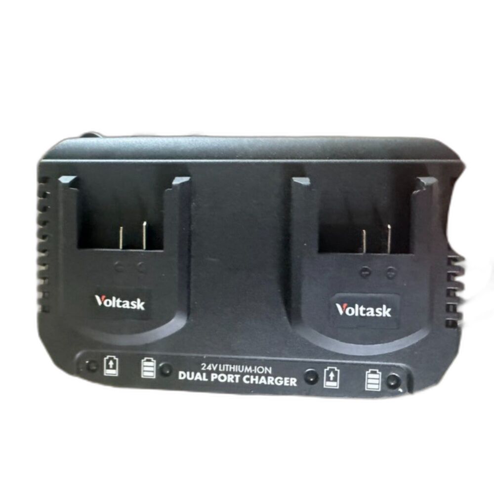 Voltask 24V Li-Ion Dual Port Charger BC2622S Used 160W